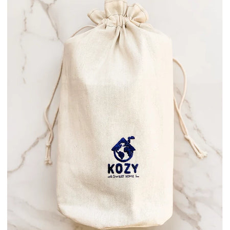 Handmade Cotton Canvas Lunch Bag | Travel Bag | Produce Bag | Multifunctional Drawstring Bag