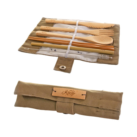 Cutlery Set for Travel, Picnic, and Work | On-the-go Spoon & Fork | Lunch Box Cutlery Set | Zero-waste Cutlery Set | Sustainable Gift