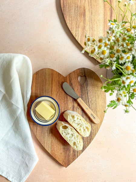 Handmade Heart Serving Board | Heart Cheese Board | Housewarming Gift