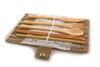 Zero Waste Plastic Free Reusable Bamboo Cutlery Set Fork, Spoon, Knife, Chopsticks, Straw