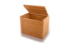 Natural Bamboo Recipe Card Holder, Box Organizer