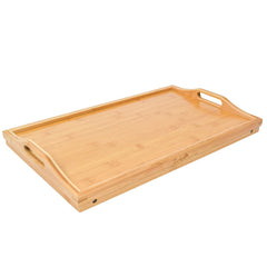 Foldable Bamboo Breakfast Tray with Legs