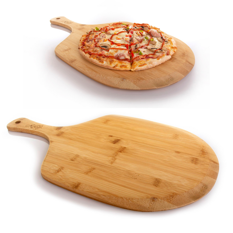 Organic Bamboo Pizza Peel | Serving Board