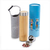 Premium Bamboo Tea Tumbler with Tea Infuser & Strainer | Gift for Her | Gift for Him