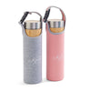 Premium Bamboo Tea Tumbler with Tea Infuser & Strainer | Gift for Her | Gift for Him