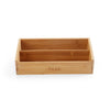 Premium Bamboo Desk Organizer with Pen Holder