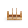 3 Slot Bamboo Cutting Board Organizer