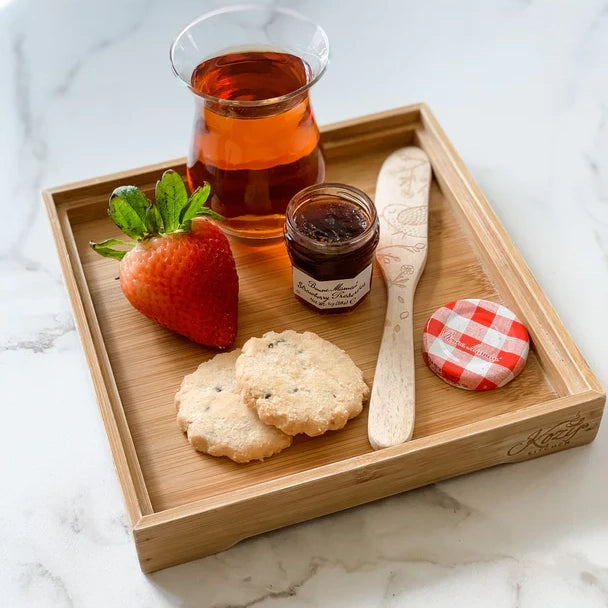Small tea outlet tray