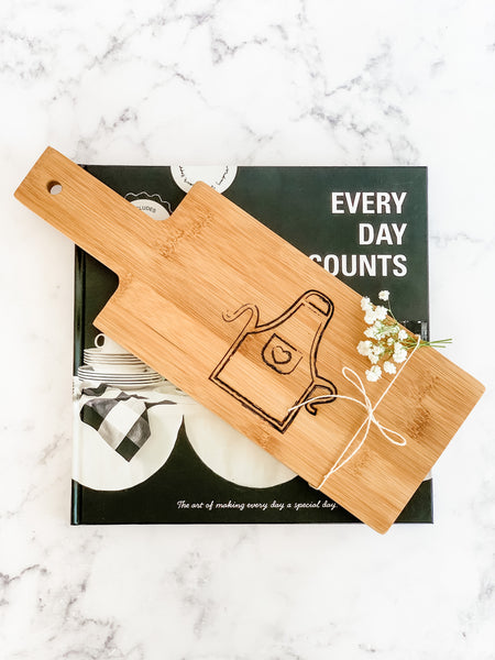 Cheese Board Designed For Cooks | Charcuterie Board For Chefs