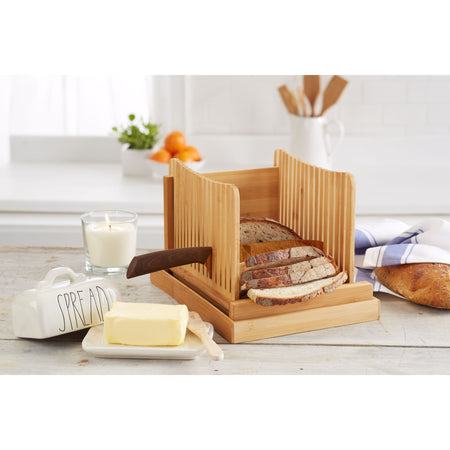 Organic Bamboo Bread Slicer, Cake Slicer